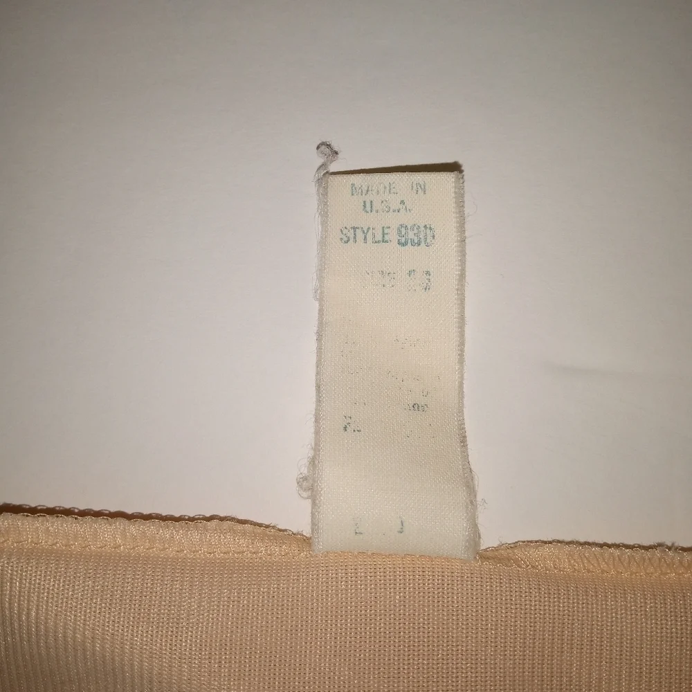 Vintage Intimates Camisole Top Size L, Beige, Pre_owned